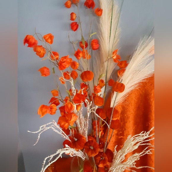 Fall Floral Stems and Bottle Decor - Picture 2 of 6